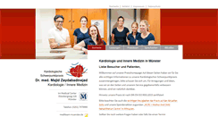 Desktop Screenshot of kardiologie-medicalcenter.de